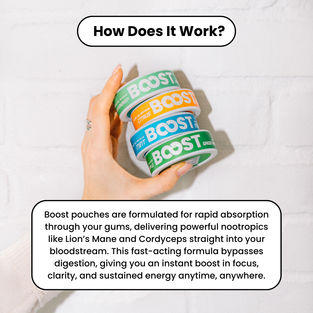 Boost - Nootropic Pouches VIP (40% OFF)